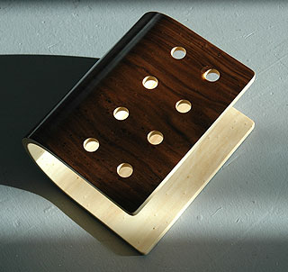 walnut veneer laptop desk by christopher robbins